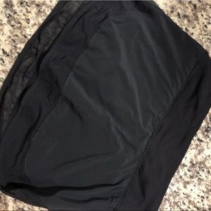 lulu skirt with shorts underneath